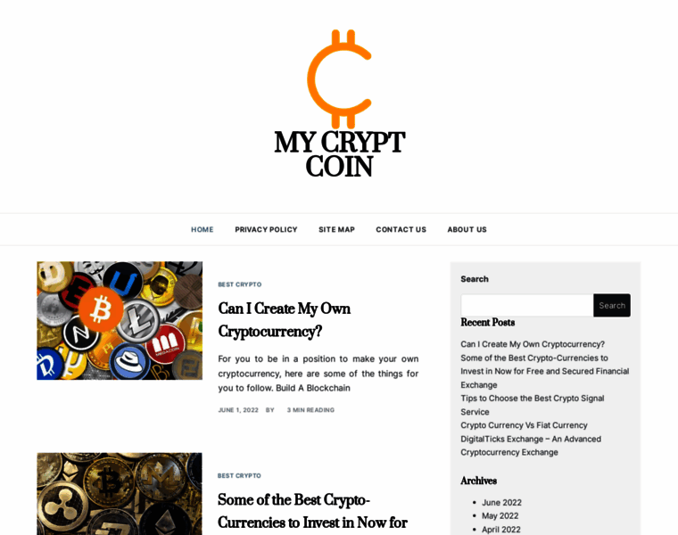 Mycryptcoin.com thumbnail
