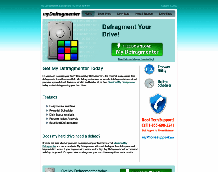 Mydefragmenter.com thumbnail Mydefragmenter.com thumbnail