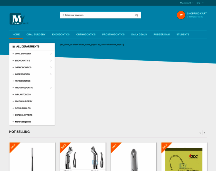 Mydentcart.com thumbnail