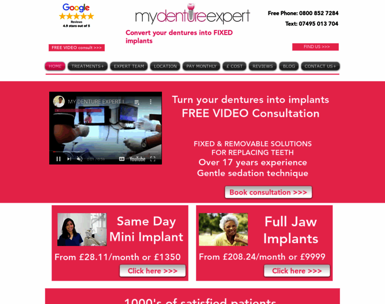Mydentureexpert.co.uk thumbnail