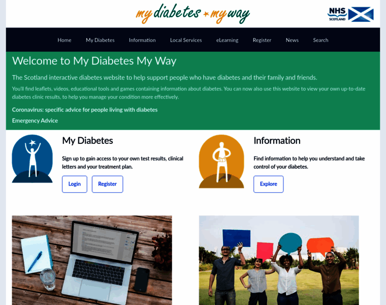Mydiabetesmyway.scot.nhs.uk thumbnail