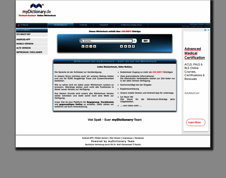 Mydictionary.de thumbnail