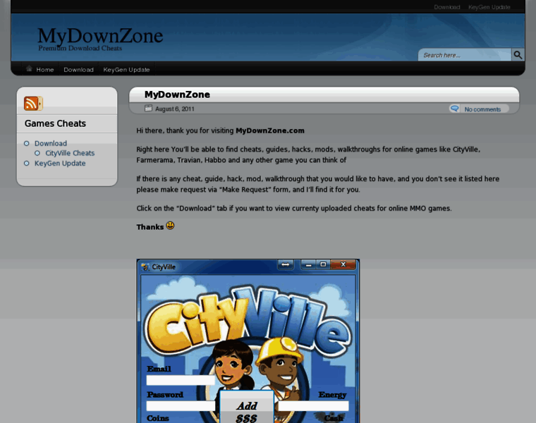 Mydownzone.com thumbnail