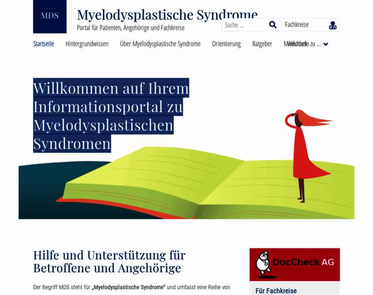 Myelodysplastischesyndrome.de thumbnail