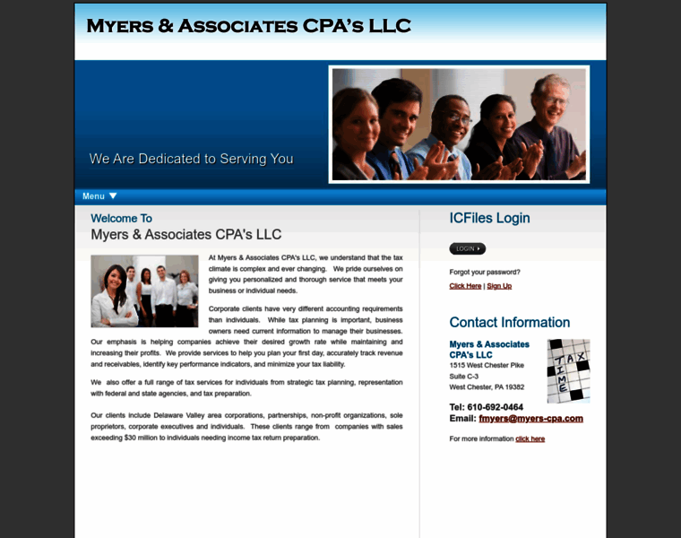 Myers-cpa.com thumbnail