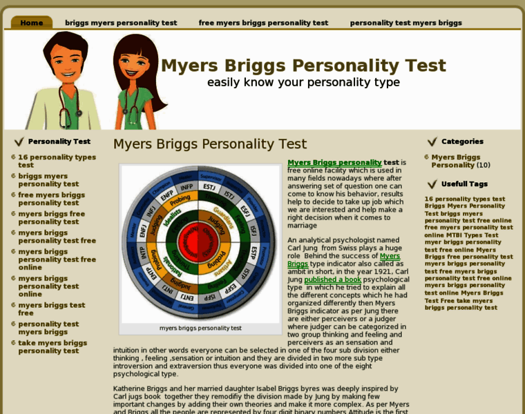 Myersbriggspersonalitytest.org thumbnail