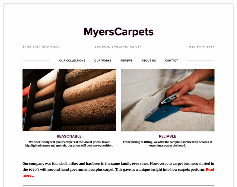 Myerscarpets.co.uk thumbnail