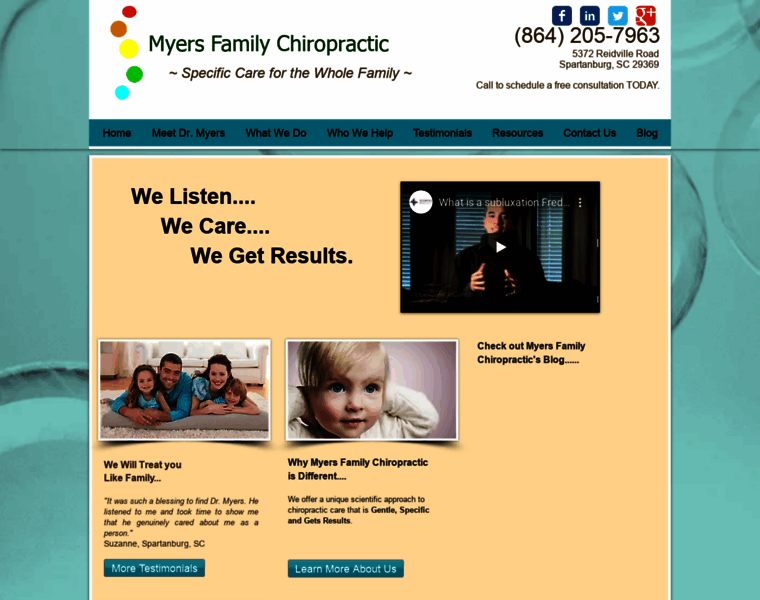 Myersfamilychiro.com thumbnail