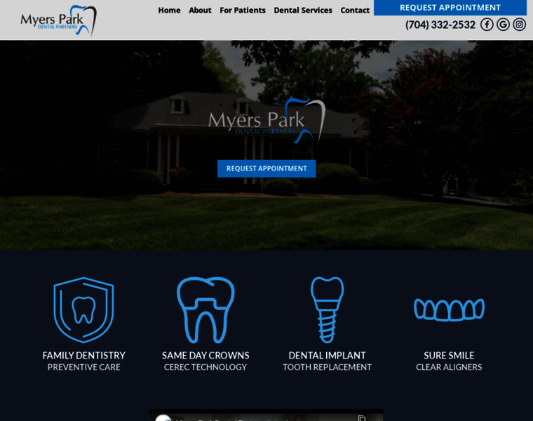 Myersparkdentalpartners.com thumbnail