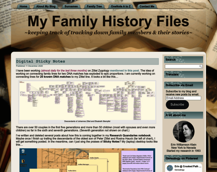 Myfamilyhistoryfiles.com thumbnail