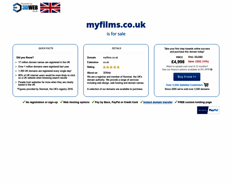 Myfilms.co.uk thumbnail