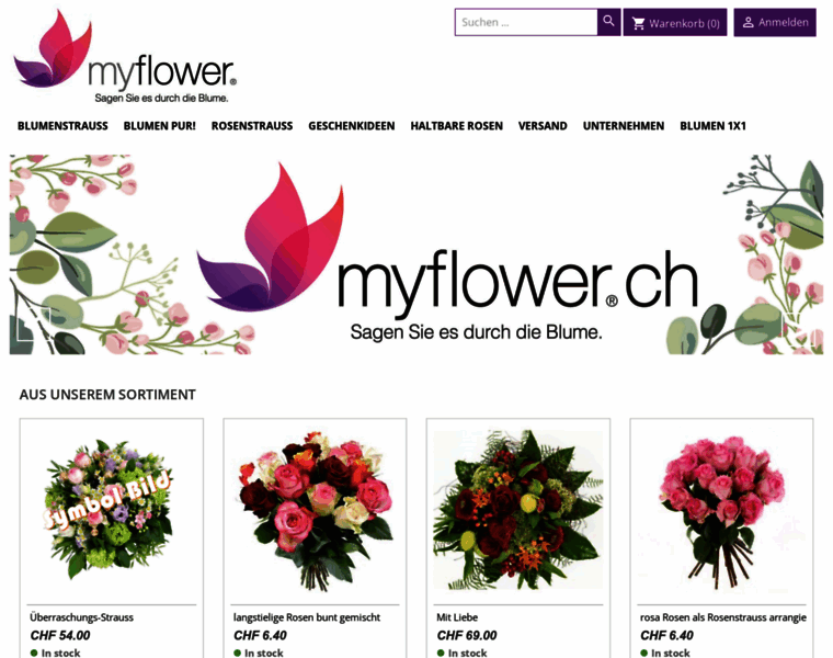 Myflower.ch thumbnail