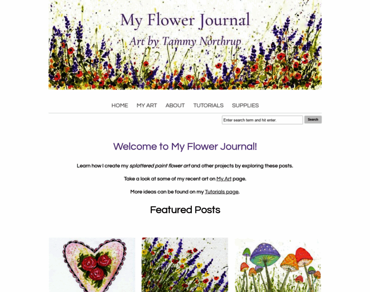Myflowerjournal.com thumbnail