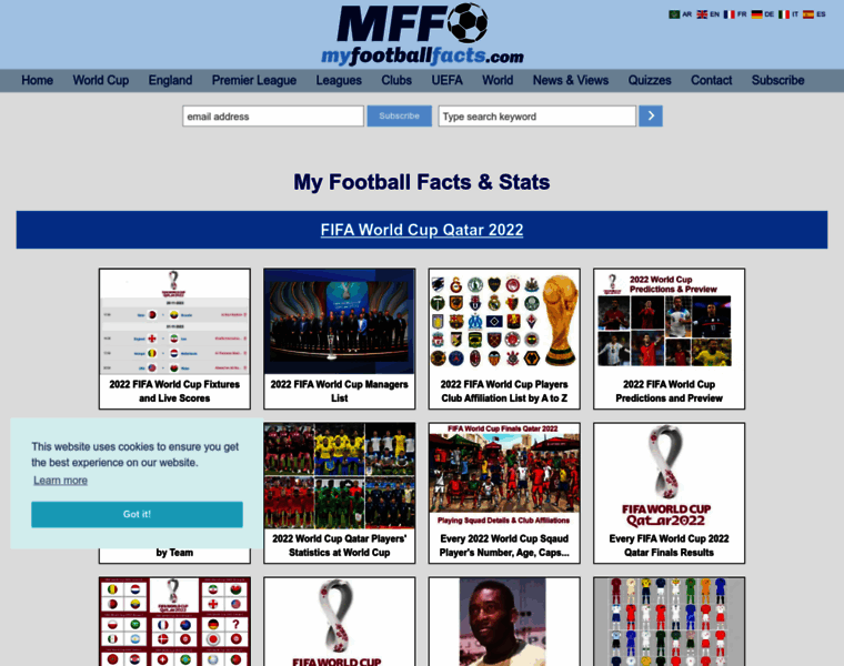 Myfootballfacts.co.uk thumbnail