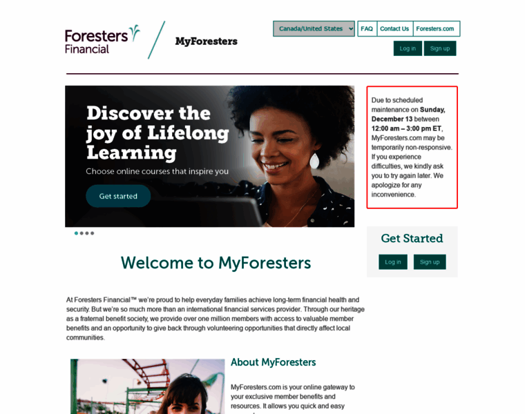 Myforesters.org thumbnail