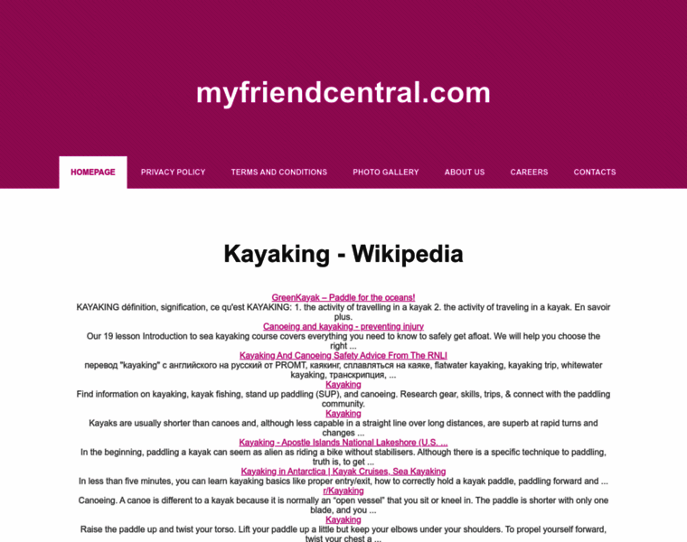 Myfriendcentral.com thumbnail