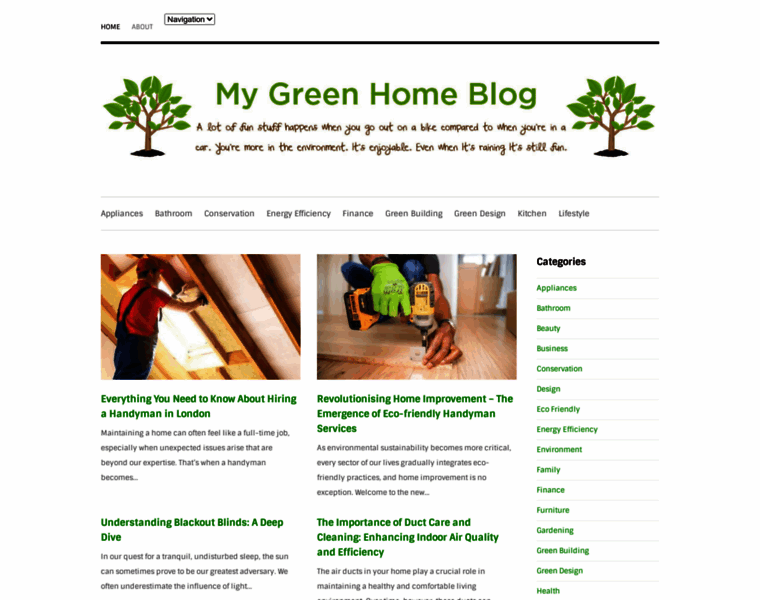 Mygreenhomeblog.com thumbnail