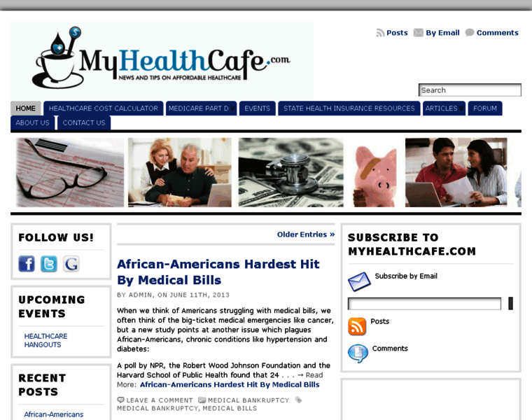 Myhealthcafe.com thumbnail