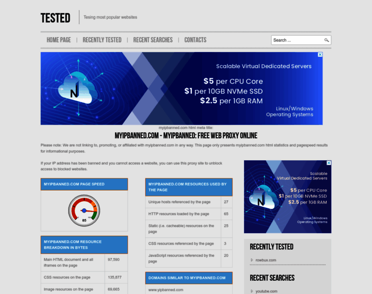 Myipbanned.com.testednet.com thumbnail