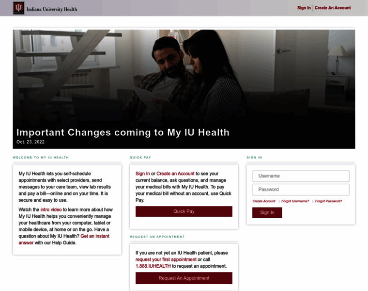 Myiuhealth.org thumbnail Myiuhealth.org thumbnail