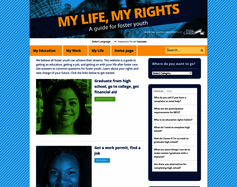 Mylifemyrights.org thumbnail Mylifemyrights.org thumbnail