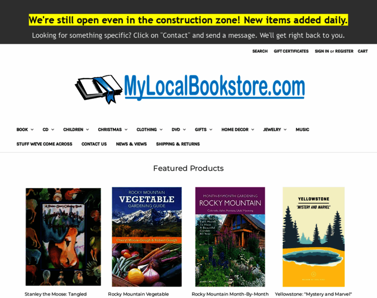 Mylocalbookstore.com thumbnail