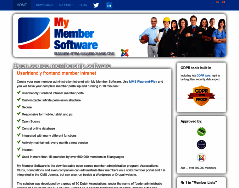 Mymembersoftware.com thumbnail