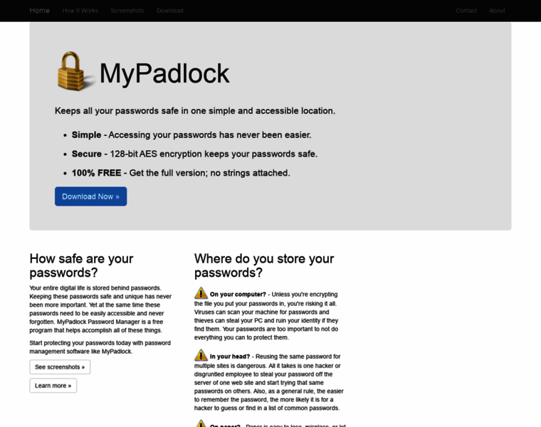 Mypadlock.com thumbnail