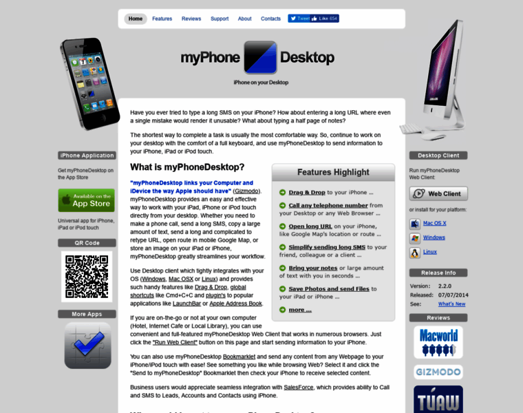 Myphonedesktop.com thumbnail