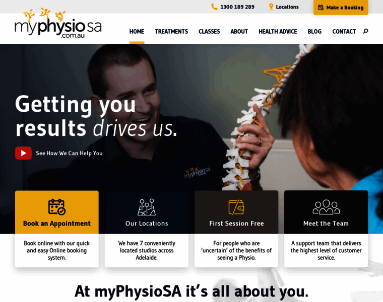 Myphysiosa.com.au thumbnail