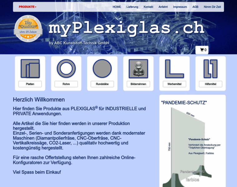 Myplexiglas.ch thumbnail