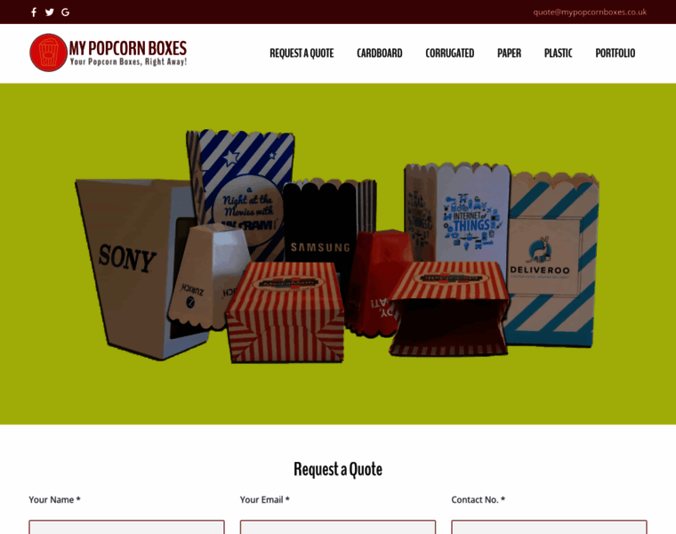 Mypopcornboxes.co.uk thumbnail
