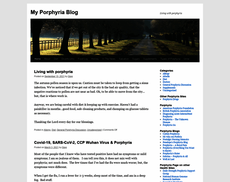Myporphyria.com thumbnail