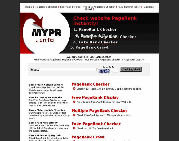 Mypr.info thumbnail