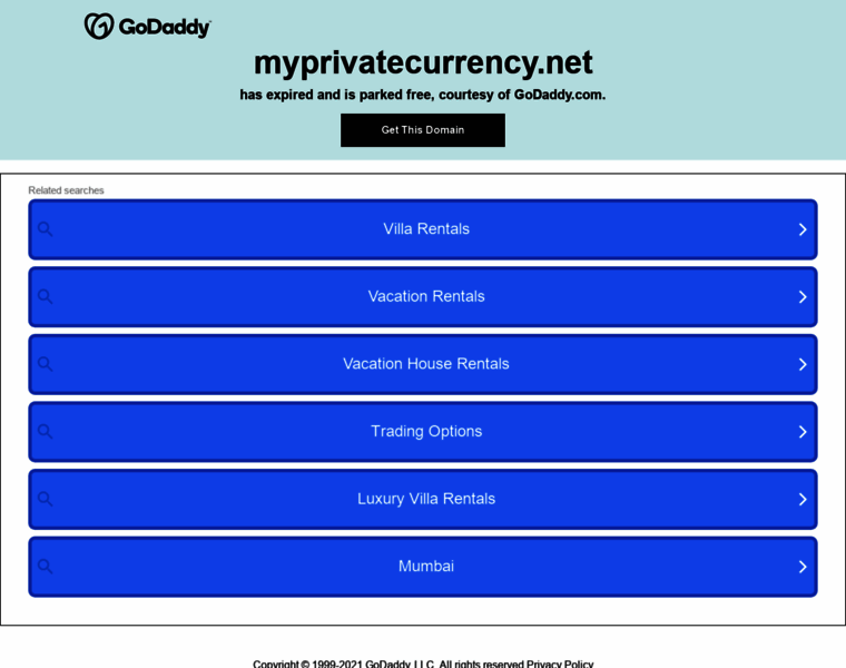 Myprivatecurrency.net thumbnail