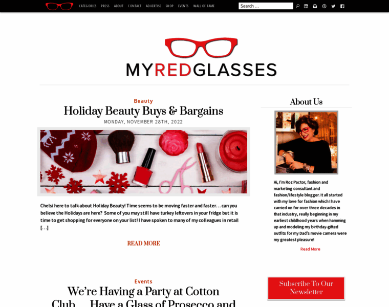 Myredglasses.com thumbnail