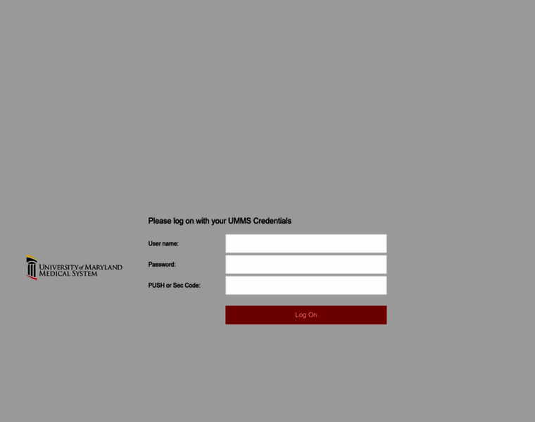 myremote.umms.org at WI. NetScaler AAA