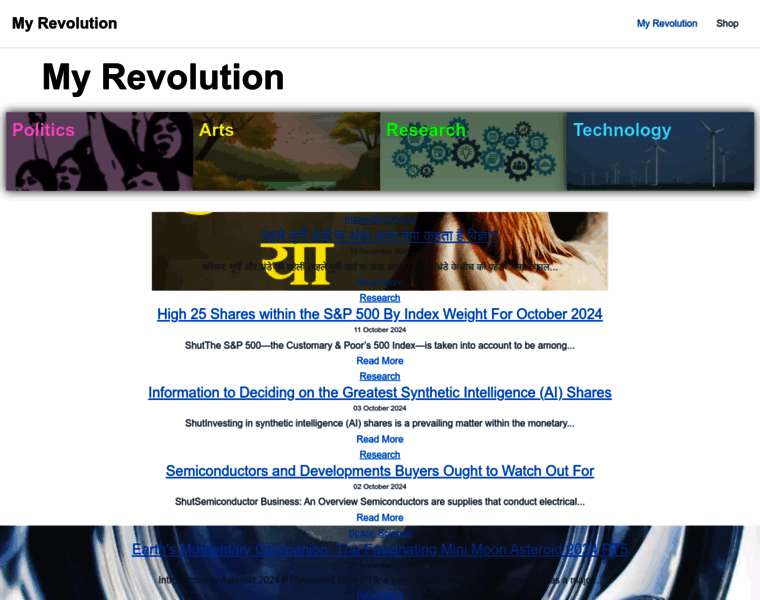 Myrevolution.in thumbnail