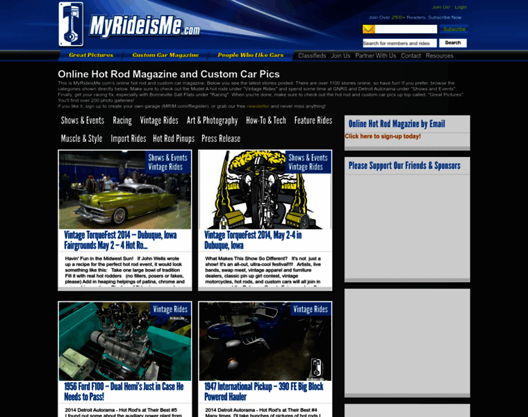 Myrideisme.com thumbnail