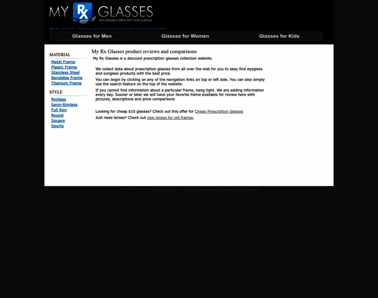 Myrxglasses.com thumbnail Myrxglasses.com thumbnail