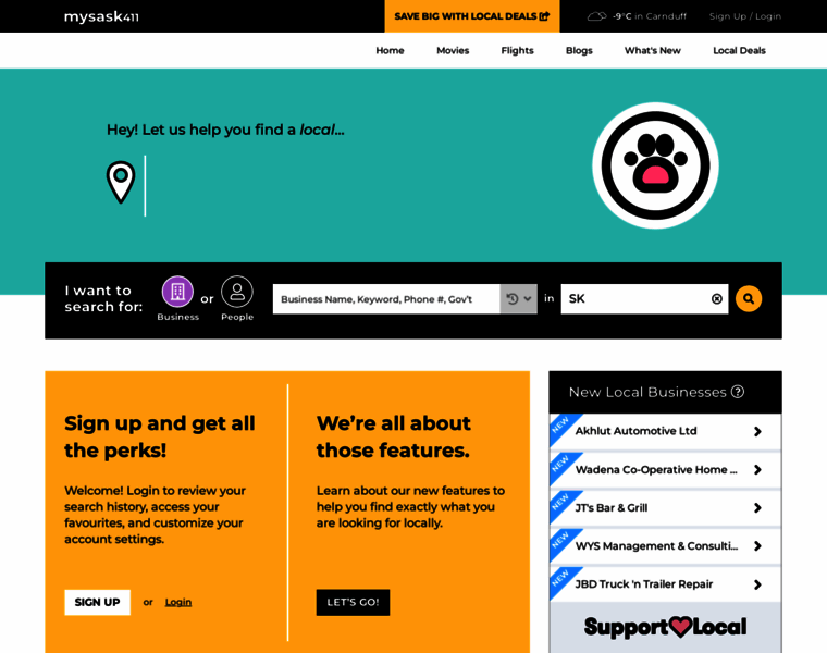mysask.com at WI. Mysask411: Saskatchewan-based Businesses, People ...