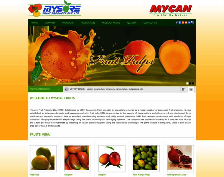Mysorefruits.com thumbnail