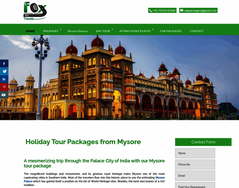 Mysoretourpackages.com thumbnail