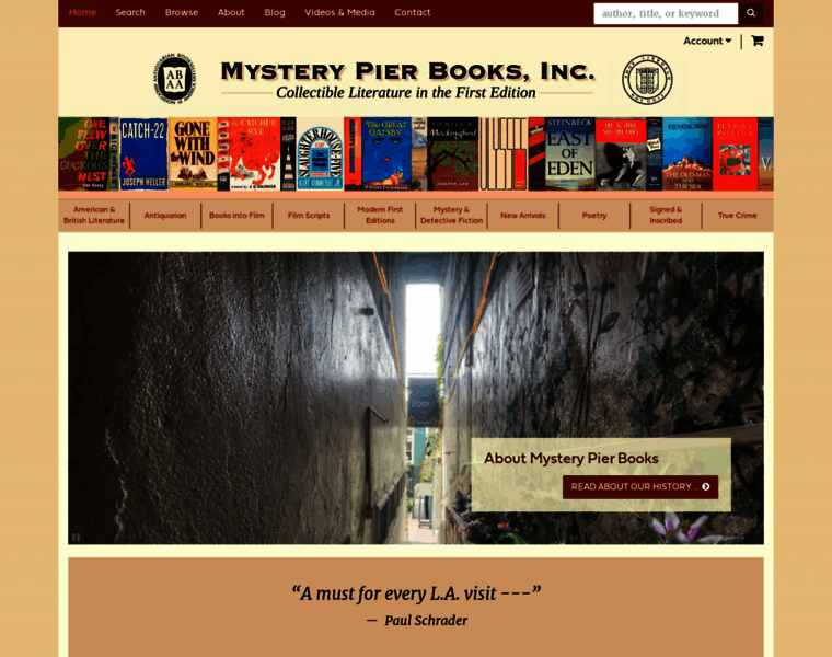 Mysterypierbooks.com thumbnail