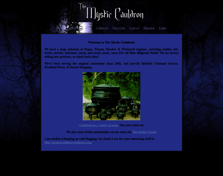 Mysticcauldron.com thumbnail