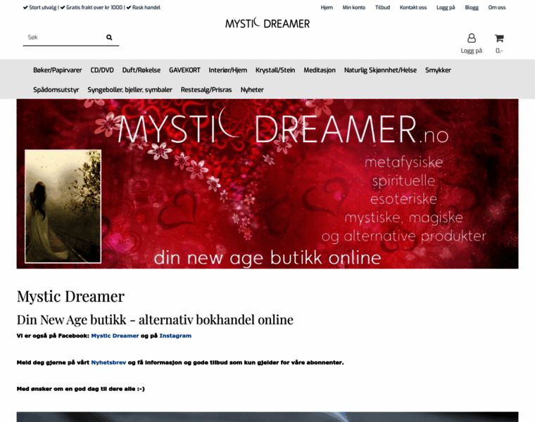 Mysticdreamer.no thumbnail
