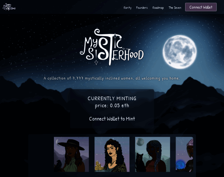 Mysticsisterhood.io thumbnail