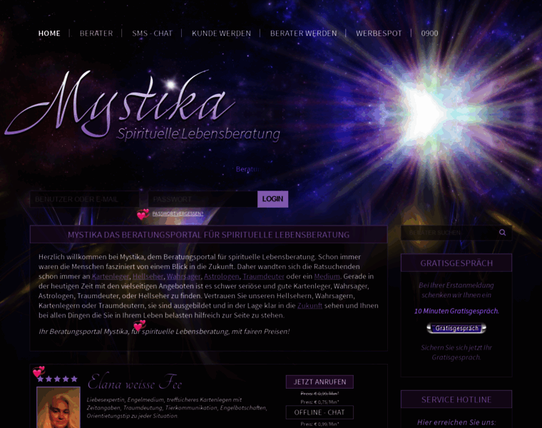 Mystika-spirituelle-lebensberatung.de thumbnail