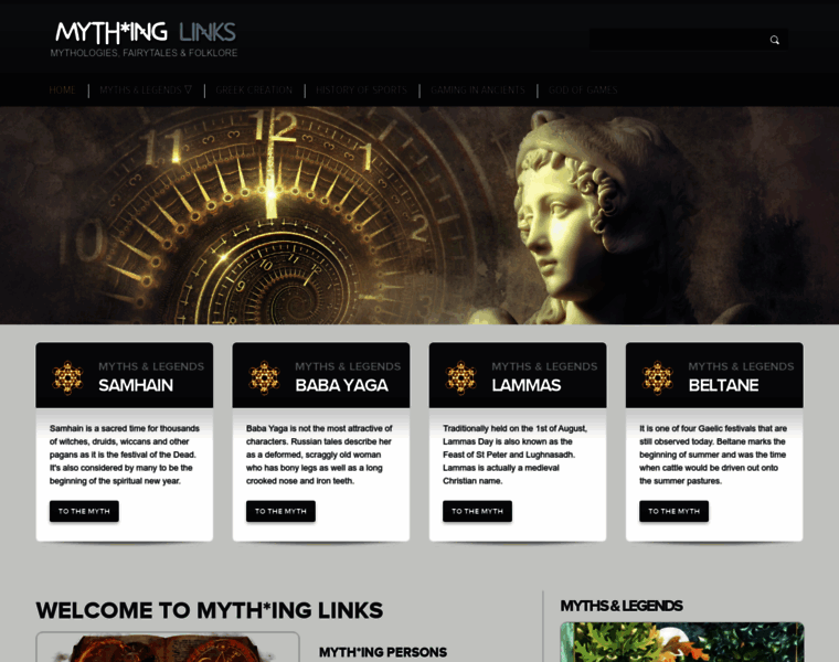 Mythinglinks.org thumbnail