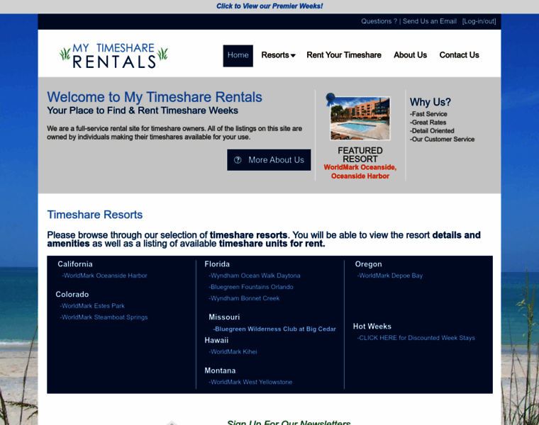 Mytimesharerentals.com thumbnail